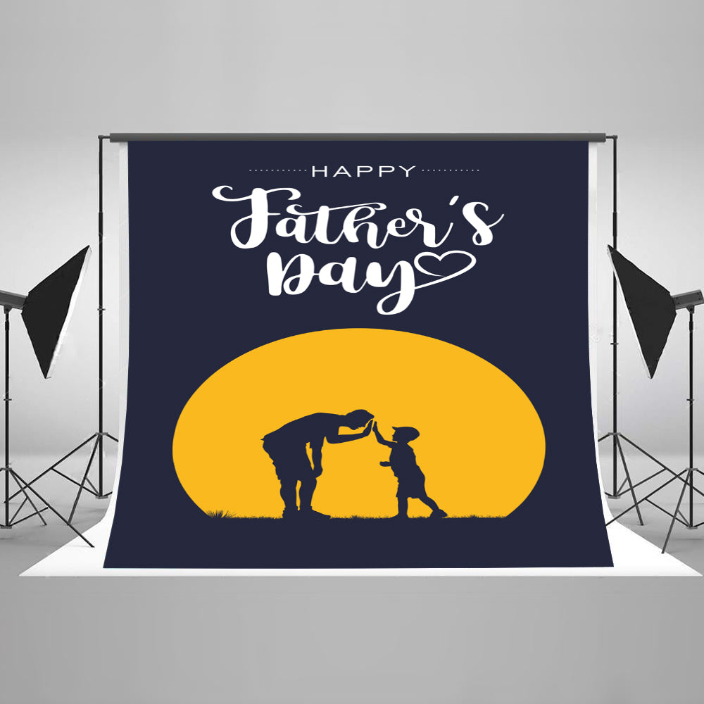 Chiefbackdrop™ Father-son Agreement Father's Day Backdrop Photography Background