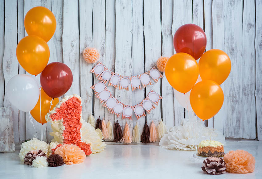 Chiefbackdrop™ Birthday Arrangement Background For one-year-old Baby