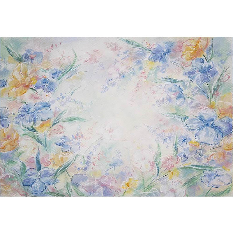 Chiefbackdrop™ Baby Shower Gifts for Photography Painting Flowers Theme Background