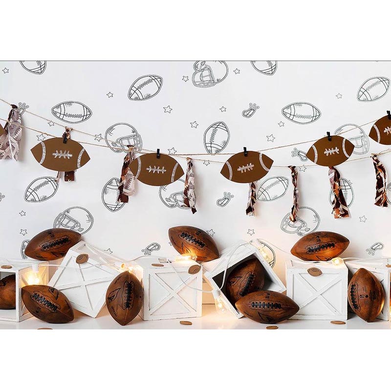 Chiefbackdrop™ Baseball Background Photography Backdrops For Baby Shower Gifts