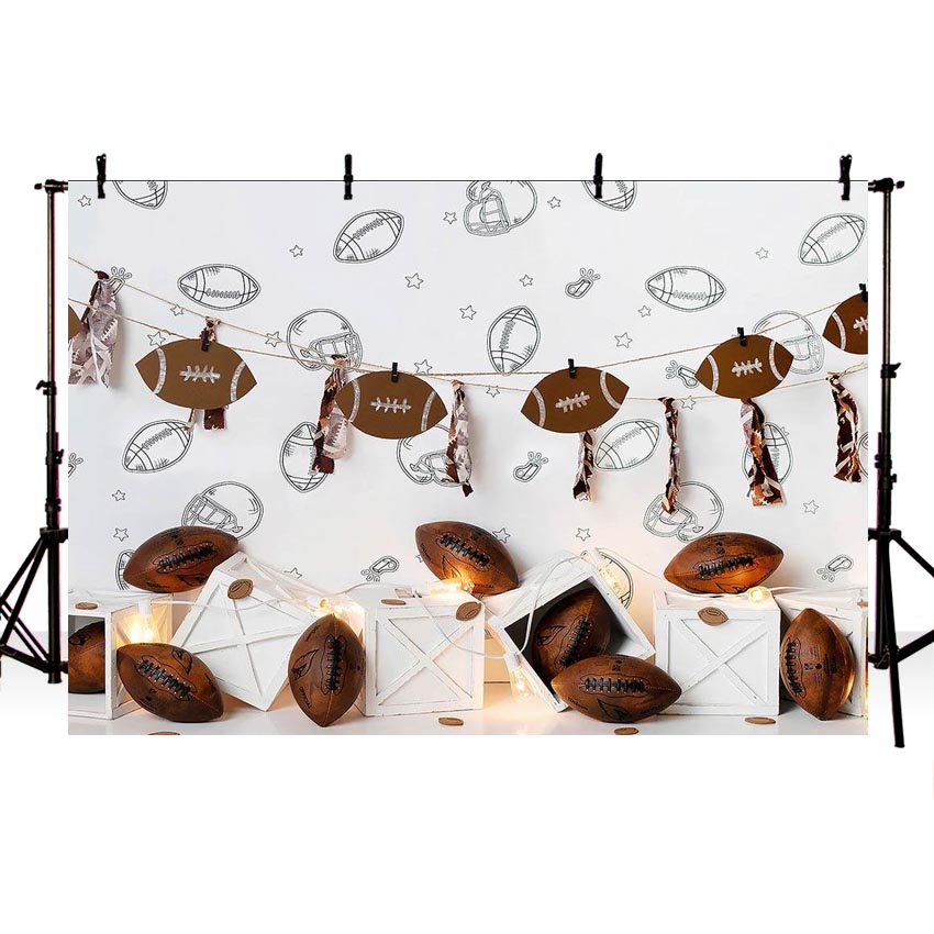 Chiefbackdrop™ Baseball Background Photography Backdrops For Baby Shower Gifts