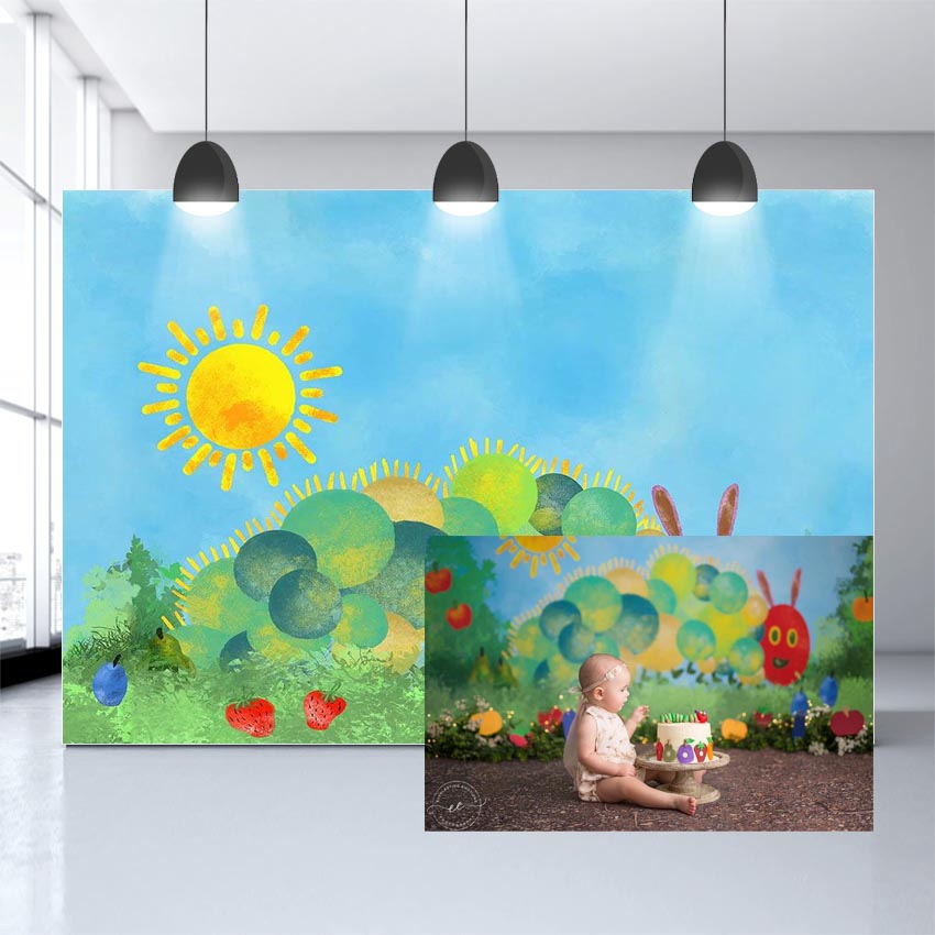 Chiefbackdrop™ Cartoon Backdrops for Baby Shower Decorations Photography Backdrops