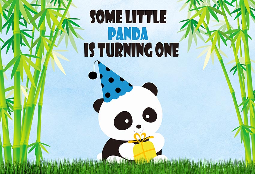 Chiefbackdrop™ Cute Panda Backdrops For Baby Shower Children Photography Backdrops