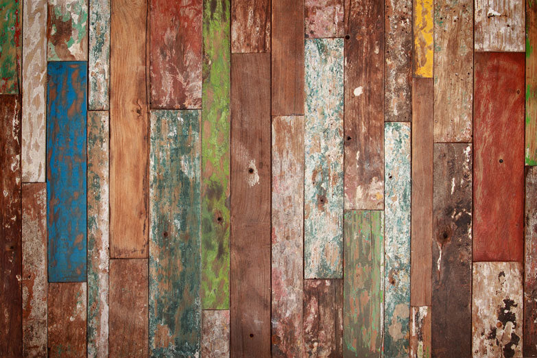 Mottled Wood Background With Colors For Photography | Chiefbackdrop