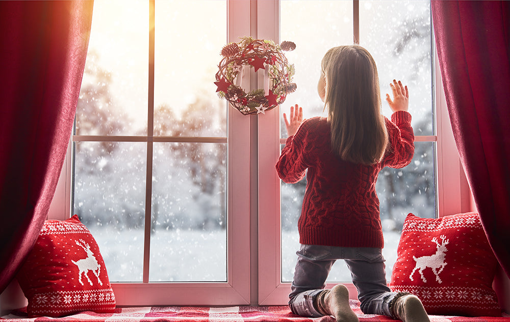 Chiefbackdrop™ Snow Scene Outside The Window Backdrops