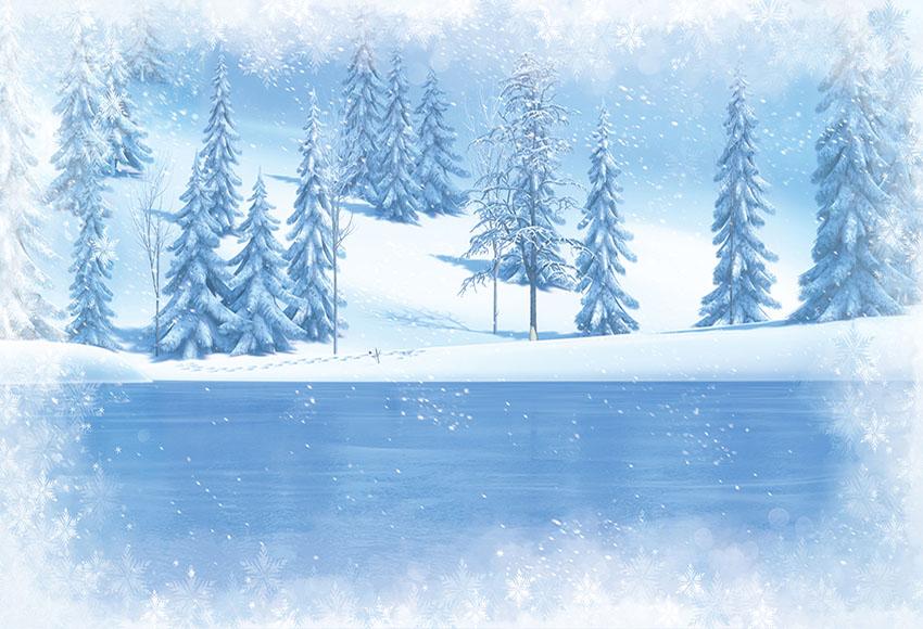 Ice And Snow Forest For Home Decor