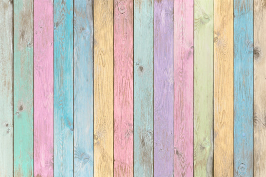 Colorful Wood Paniels Background Wood Backdrop For Photography | Chiefbackdrop