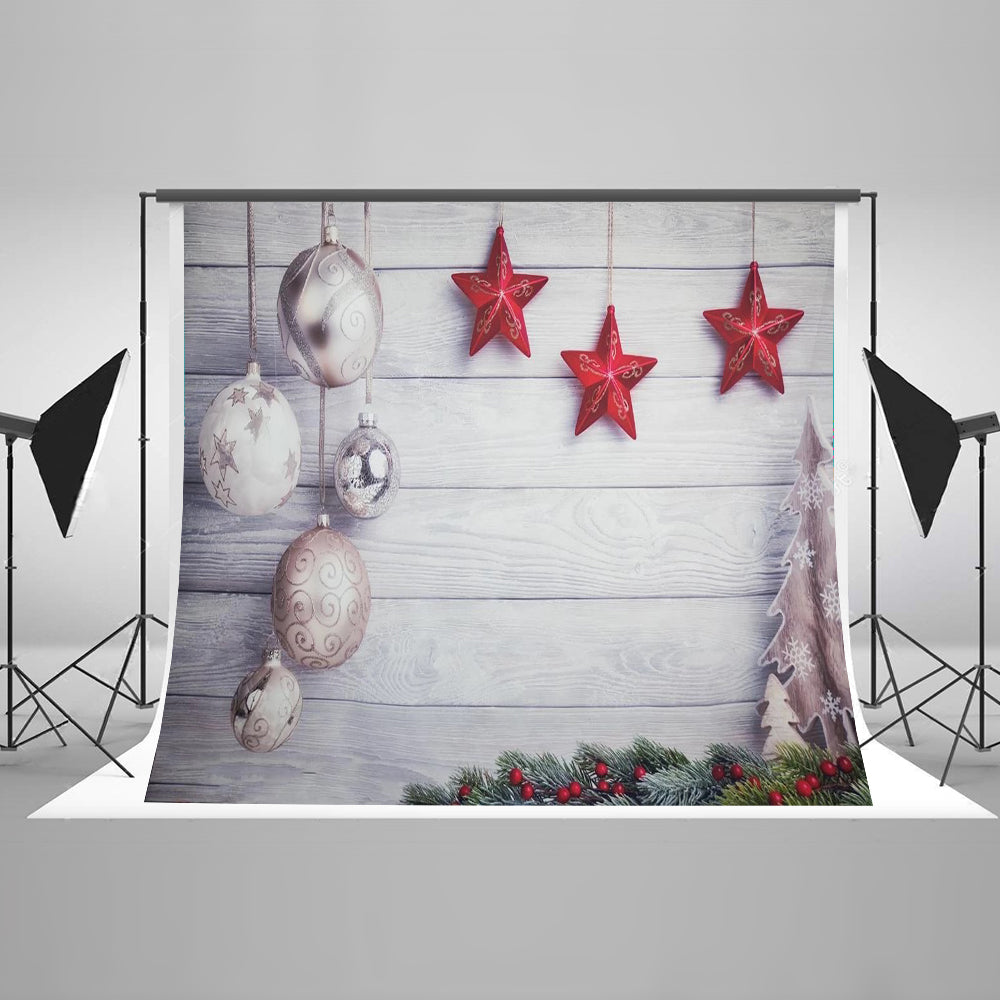 Chiefbackdrop™ Wood Christmas Decor Backdrops