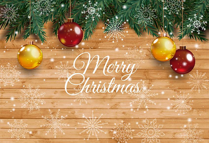 Chiefbackdrop™ Christmas Wood Floor Backdrops For Photography