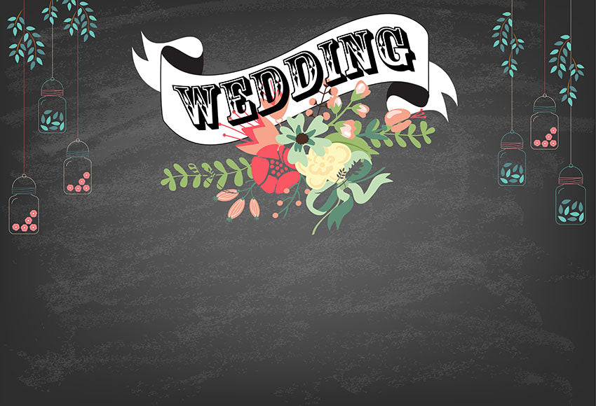 Chefbackdrop™ Custom Chalkboard Background Wedding Backdrops