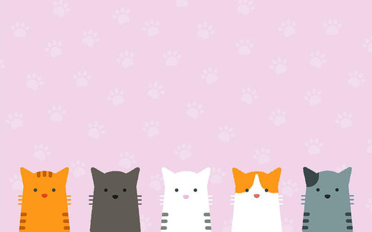 Cute Cats Drawing Background Pet Photography Backdrops For Group Photo Ideas
