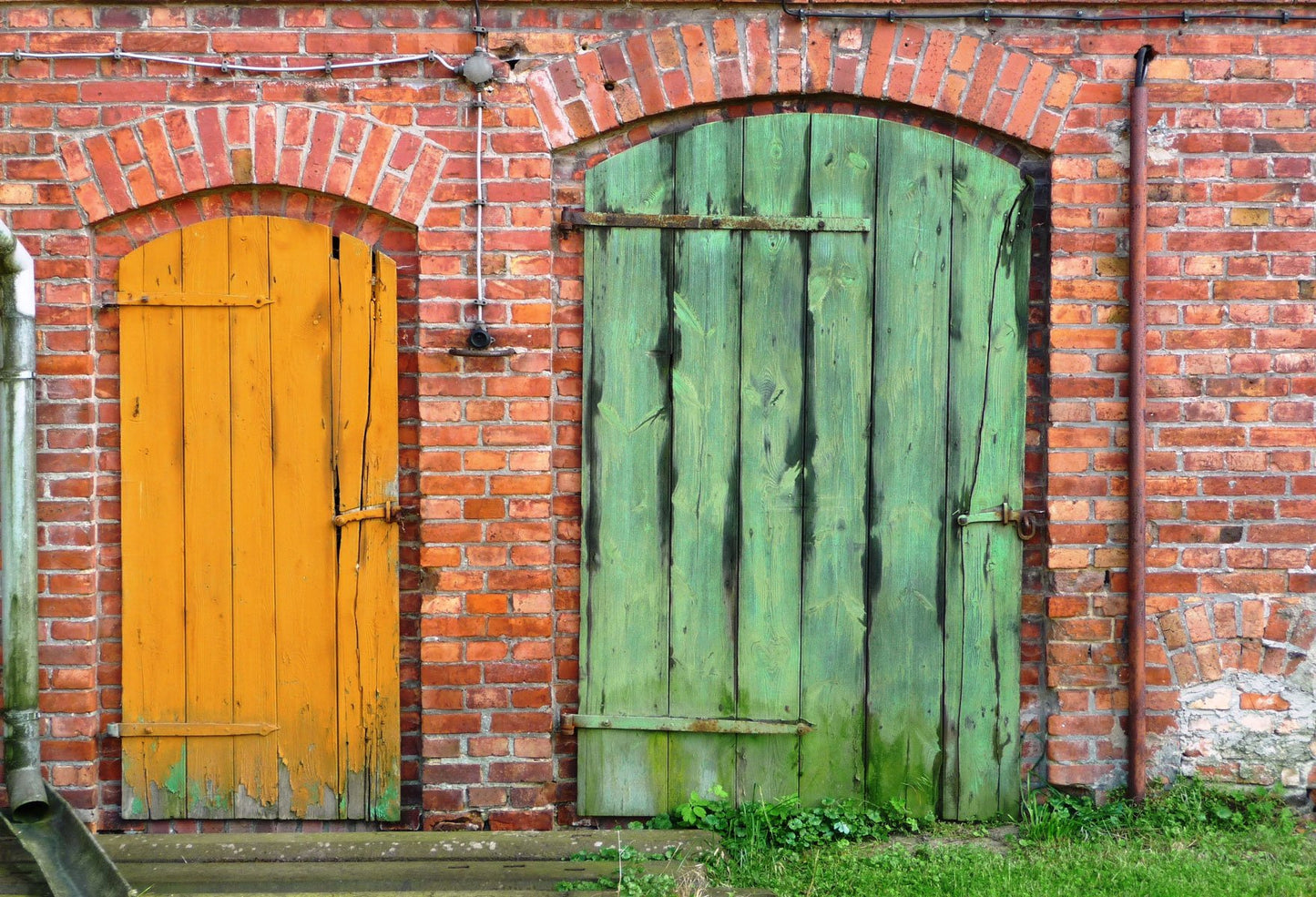Door Backdrop For Photography Brick Wall Background | Chiefbackdrop