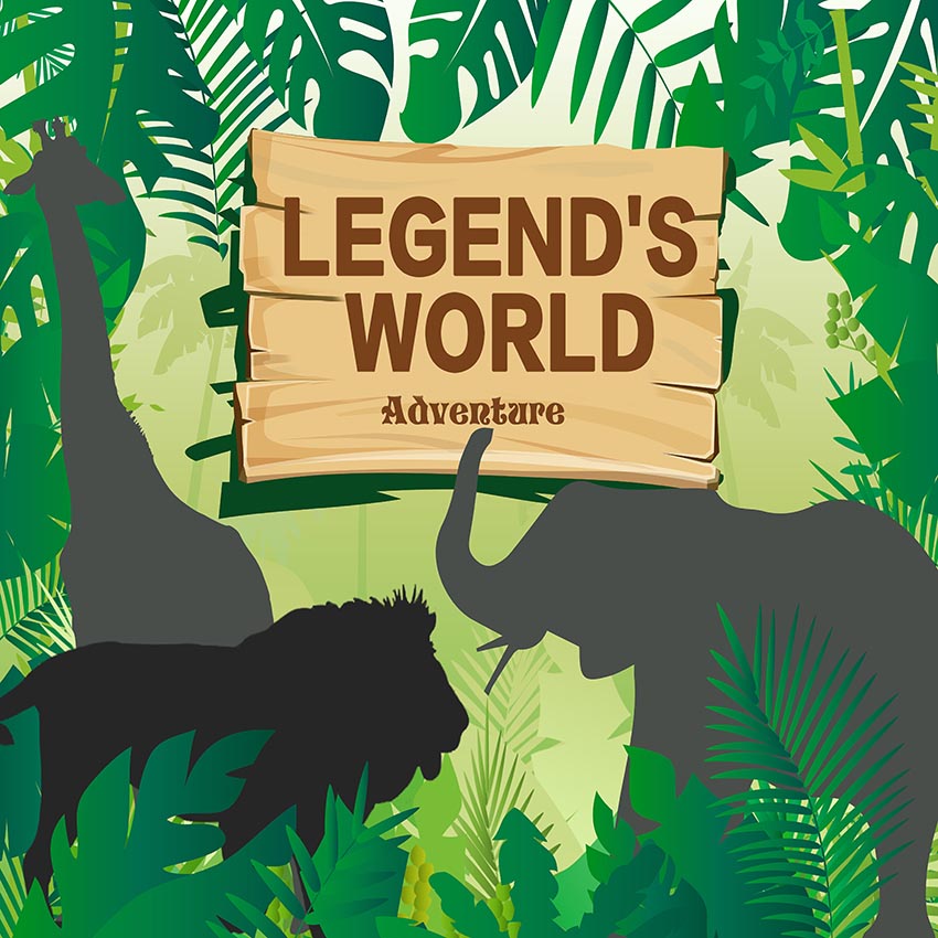 Forest Animal World Baby Shower Backdrop Ideas