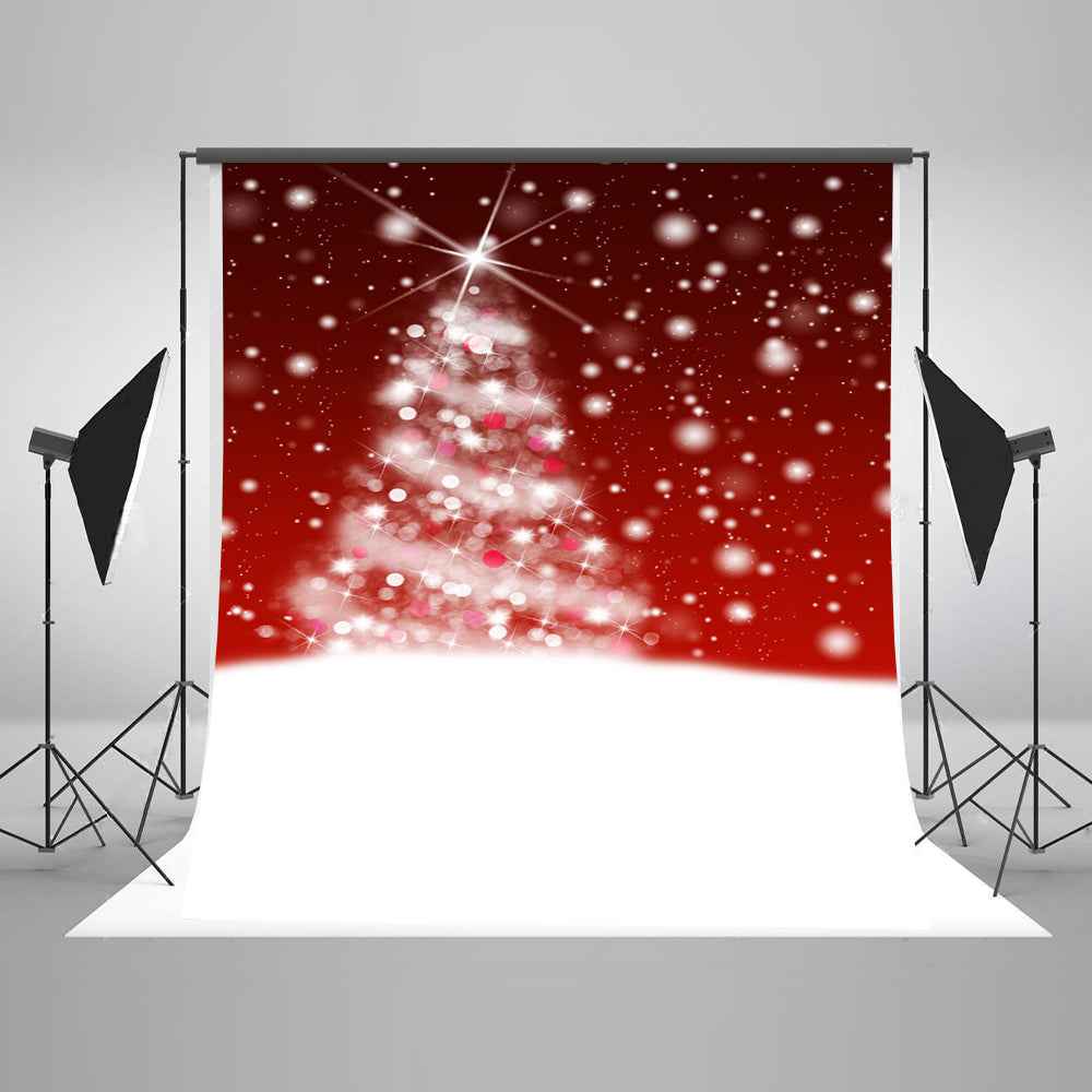 Chiefbackdrop™ Bokeh Christmas Tree Background Beauteous Festvial Backdrops