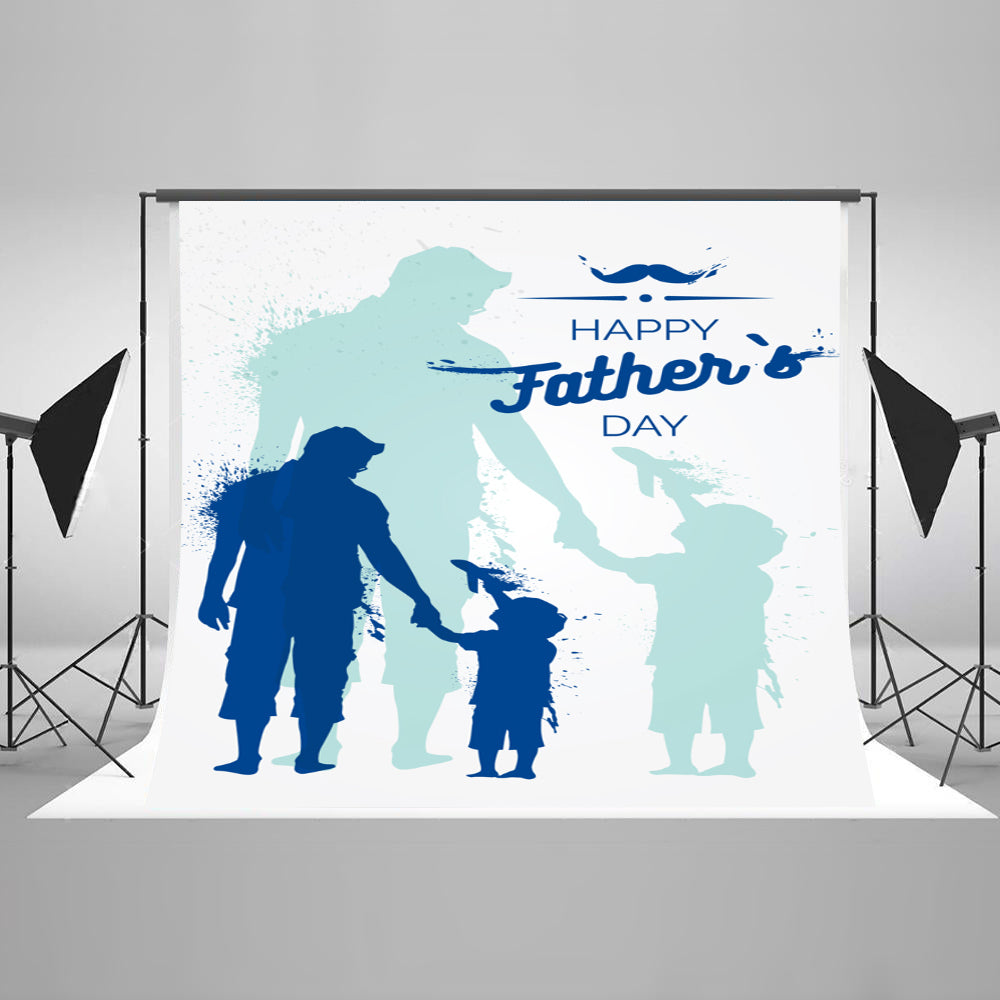 Chiefbackdrop™ Father's Day Drawing Father's Day Backdrop Photography Background