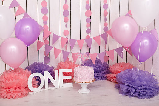 Chiefbackdrop™ Baby Girl Birthday Ideas Baby Shower Backdrop for Pictures