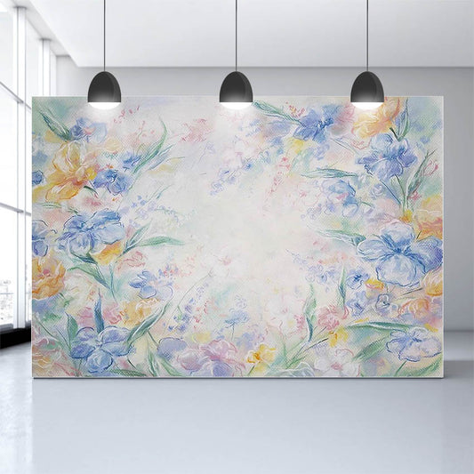 Chiefbackdrop™ Baby Shower Gifts for Photography Painting Flowers Theme Background