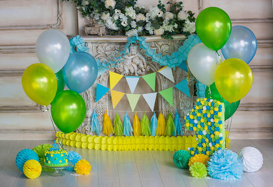 Chiefbackdrop™ Handmade Originality Birthday Party Ideas Baby Shower Backdrop for Pictures