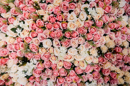 Chiefbackdrop™ Red And Pink Flower Colored Floral Valentine's Day Backdrops