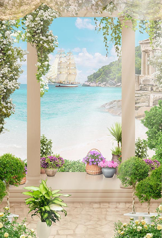 Chiefbackdrop™ Wedding Backdrops Old Building Background Portrait Backdrops