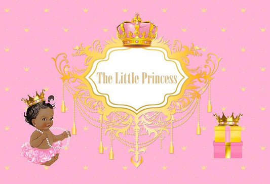 Chiefbackdrop™ Baby Girl Shower Background Cute Backdrops 