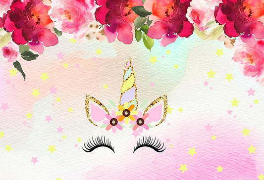 Chiefbackdrop™ Floral Backdrops Cute Background For Baby Shower