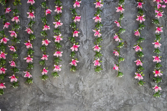 Hanging Flowers For Decoration Wall Background Floral Backdrops For Photography | Chiefbackdrop