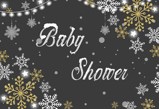 Chiefbackdrop™ Snowflakes Brokeh Backdrops For Children Photogarphy Custom Backdrops