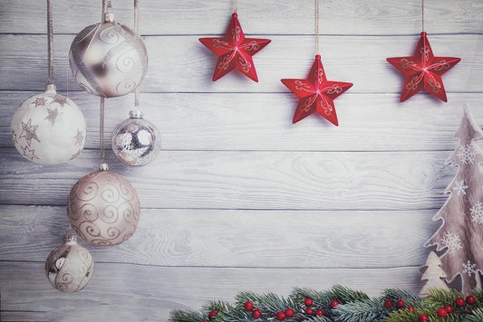 Chiefbackdrop™ Wood Christmas Decor Backdrops 